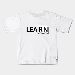 Learn artistic typography design Kids T-Shirt